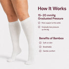 Bamboo Wide Compression Socks