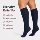 Bamboo Wide Compression Socks
