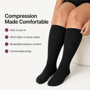 Bamboo Wide Compression Socks