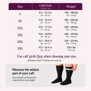 Bamboo Wide Compression Socks